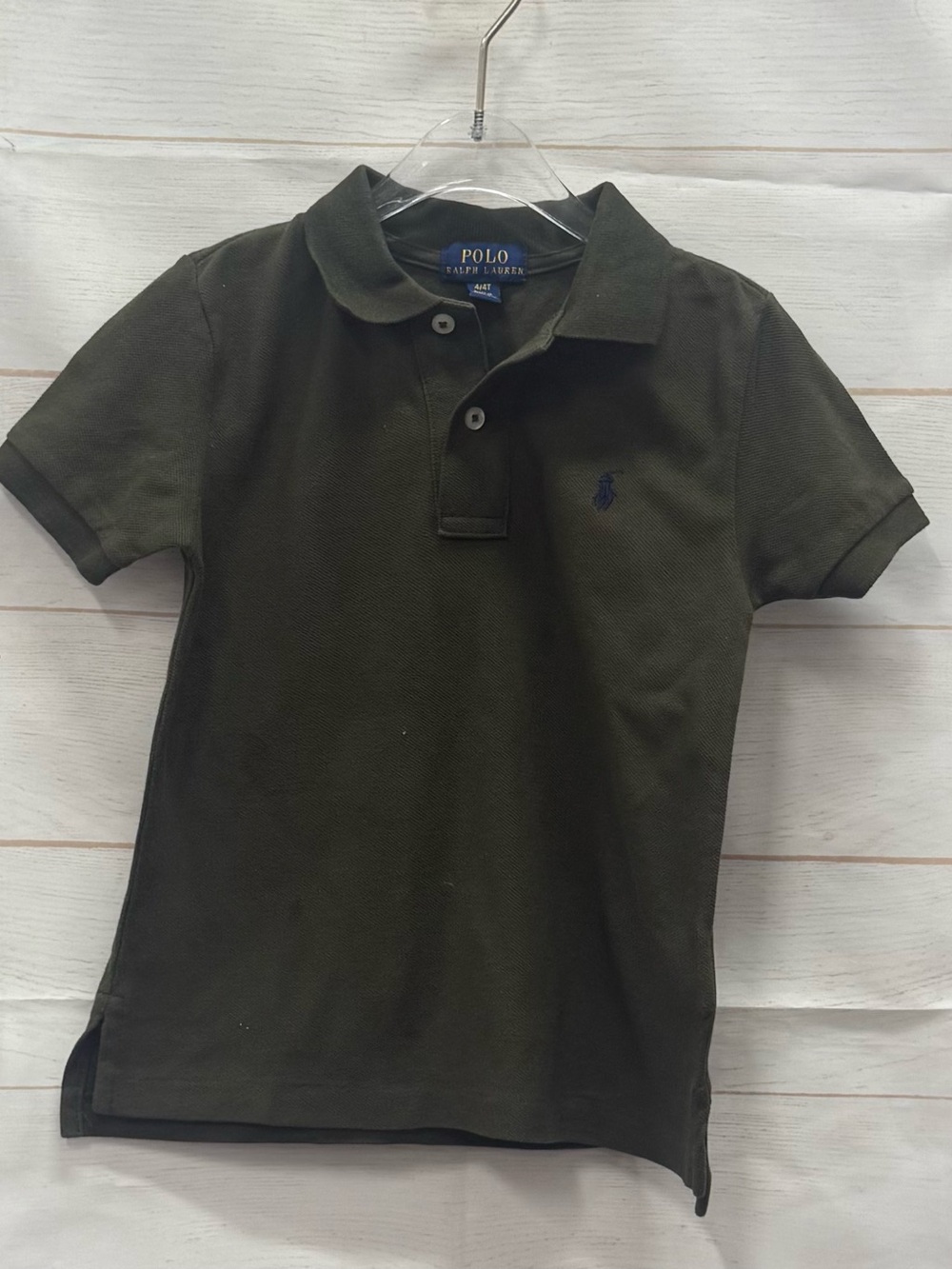 Polo by Ralph Lauren Boys' Dark Olive Green Short-Sleeve Polo